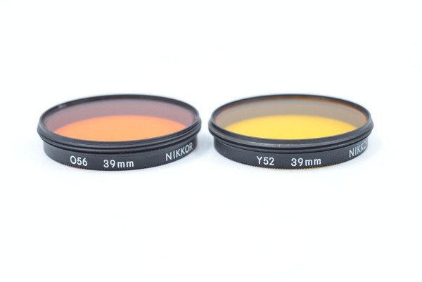 Pre-Owned - 52mm Nikon Red 60 and Y48 color filrers for B&W PHOTOGRAPHY