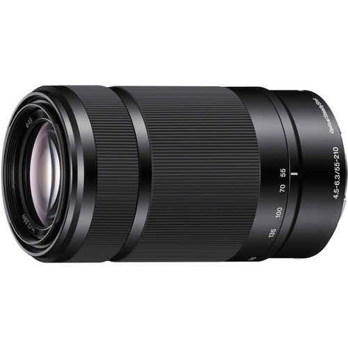 Sony - E 55-210mm f/4.5-6.3 OSS Lens (Black)