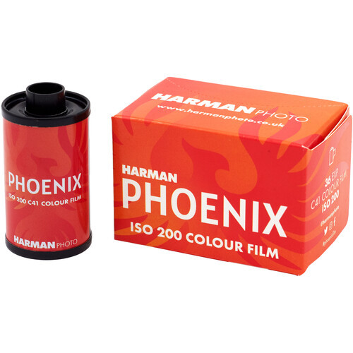 ***EXPIRED 03/2025***HARMAN technology Phoenix 200 Color Negative Film (35mm Roll Film, 36 Exposures)