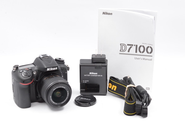 Pre-Owned - Nikon D7100 DSLR Camera w/18-55 GII SUTTER COUNT 124 WOW