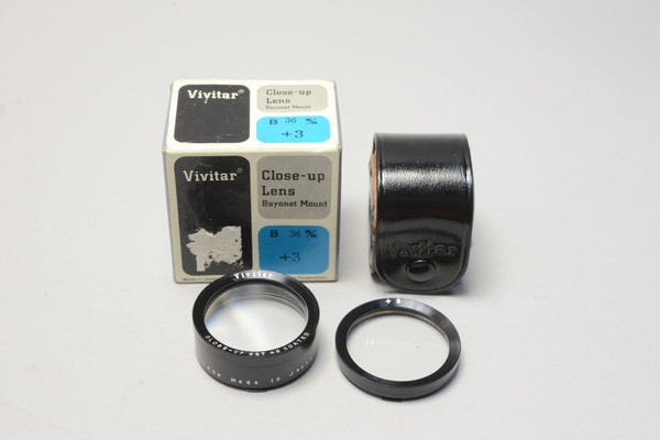 Pre-Owned - Vivitar Close-Up Lens 36mm +3 Bayonet mount
