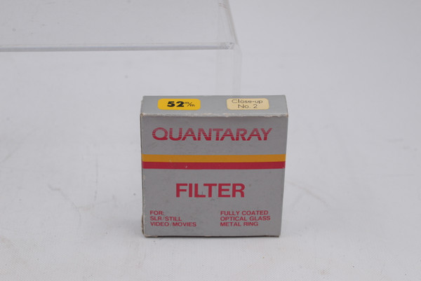 Quantaray Filter Fully Coated Optical Glass Metal Ring 52mm Close-uo No.2