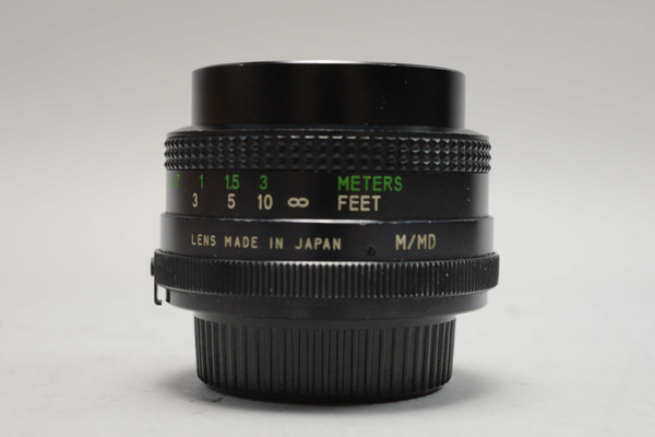 Pre-Owned - Vivitar 28mm f/2.8 Auto Wide-Angle for Minolta MD film cameras , Manual focus.