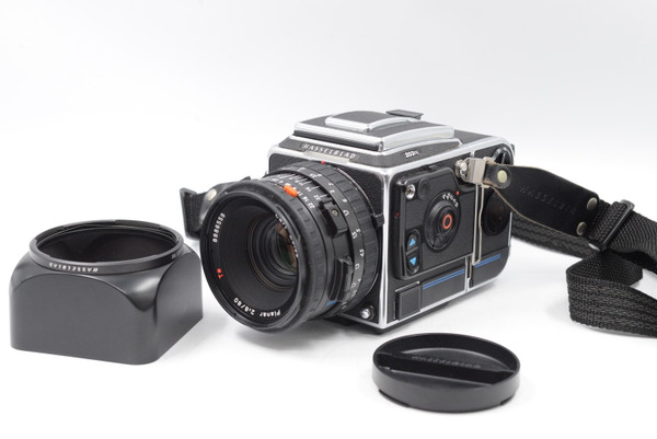 Pre-Owned - Hasselblad - 203FE w/ CFE 80mm f/2.8, E12 6x6 Back, Waist Level Finder and strap