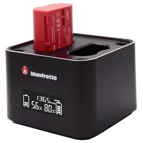 Manfrotto - ProCUBE 3 Professional Twin Charger for Select Nikon Batteries
