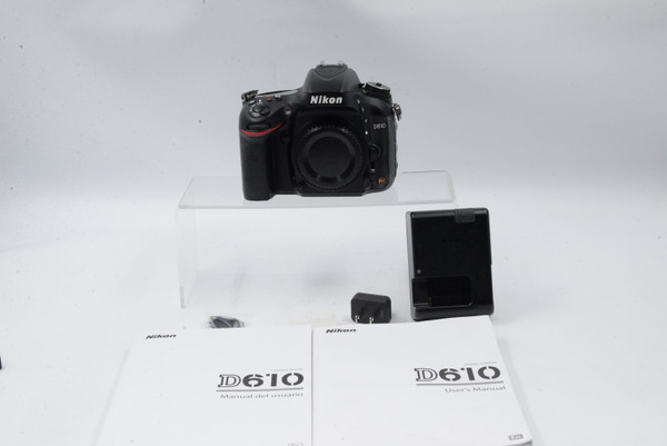 Pre-Owned Nikon D610 FX DSLR (Body Only)