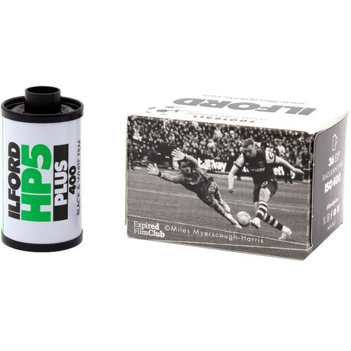 Ilford - HP5 Plus Black and White Negative Film (Football Limited Edition, 35mm Roll Film, 36 Exposures)