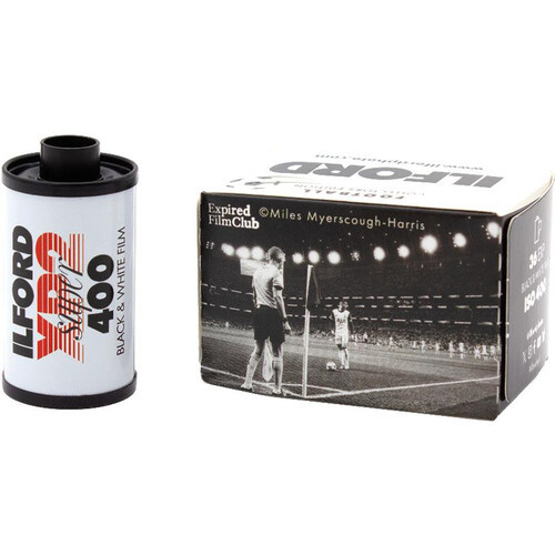 Ilford - XP2 Super Black and White Negative Film (Football Limited Edition, 35mm Roll Film, 36 Exposures)