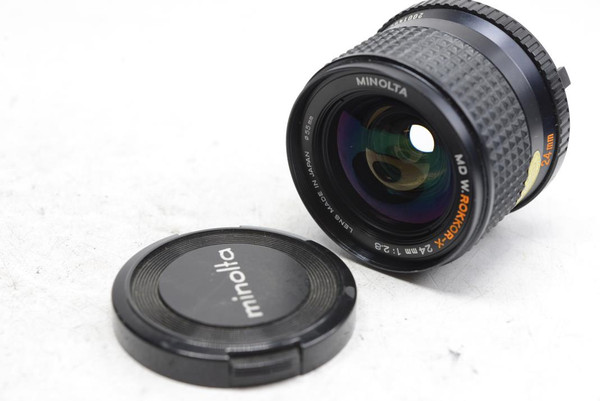 Pre-Owned - Minolta W Rokkor-X 24Mm F2.8 MD Manual focus lens