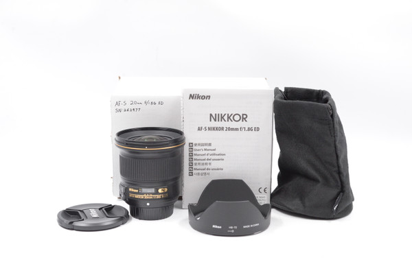 Open Box - Nikon AF-S FX 20mm f/1.8G ED Nano