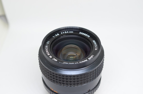 Pre-Owned - Minolta MC W.ROKKOR 24mm F2.8 Manual focus lens