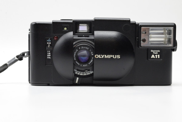 Pre-Owned - Olympus XA pocket film camera w/A11 flash attachment