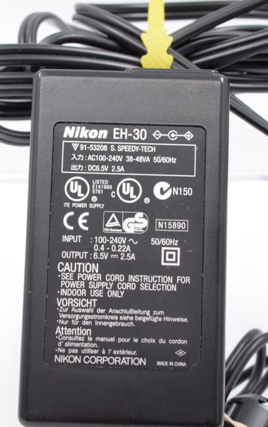 Pre-Owned - Genuine Nikon EH-30 AC Adapter for Coolpix 800, 900, 900s, 950, and 995 Cameras