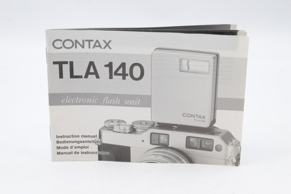 Pre-Owned - Contax TLA 140 Flash Manual
