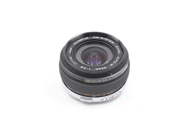 Pre-Owned - Olympus OM 24mm F/2.8 H.Zuiko Auto-W lens Manual Focus