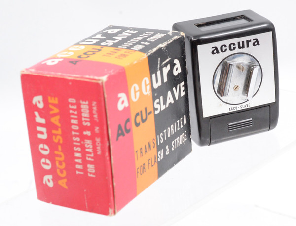 Pre-Owned - Accura Accu-Slave Camera Flash w/ Rotating Shoe + Box UNTESTED AS-IS(ACE84750)