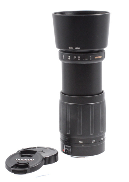 Pre-Owned - Tamron Tele-Macro Camera Lens 100-300mm 1:5 - 6.3, Model-186D, Canon-EF Mount