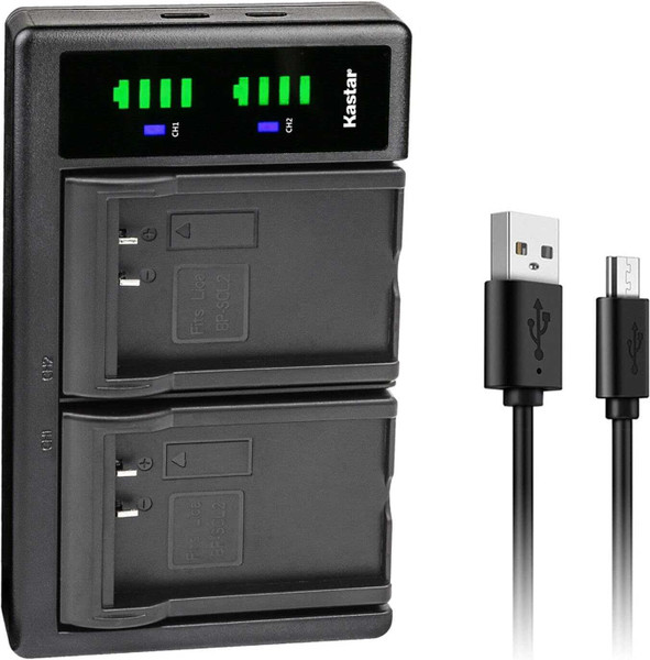 Kastar LTD2 USB Battery Charger for Leica BP-SCL2 (14499) Battery,M (Typ 240), M Monochrom (Typ 246), M (Typ 262), and M-E (Typ 240).