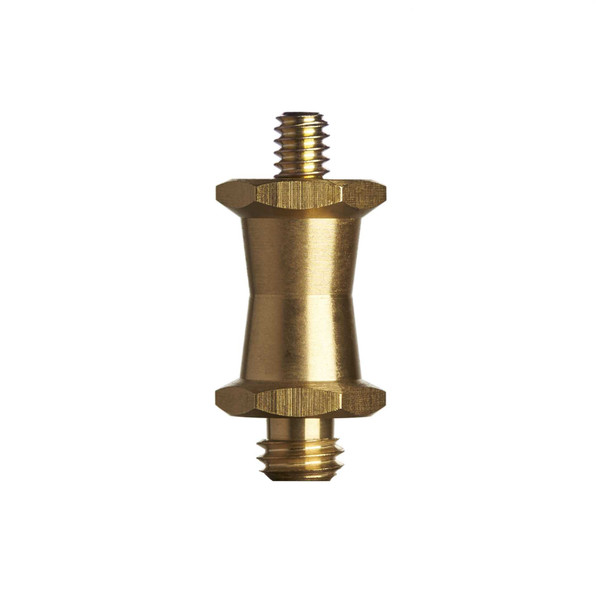 Promaster Short Brass Stud 1/4"-20 male to 3/8" male