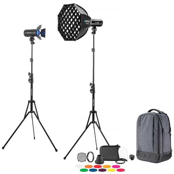 Westcott - FJ100 100Ws Off-Camera Strobe with FJ-T1 M Multi-Brand Trigger (2-Light Backpack Kit)