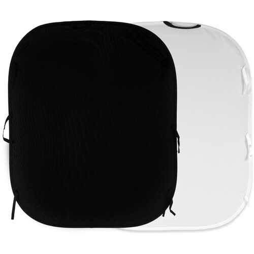 Lastolite Collapsible Reversible Background (6 x 7', Black/White)