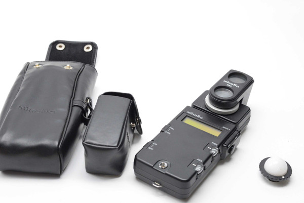 Pre-Owned - Minolta Auto Meter III Flash Meter with Viewfinder 10 Degree Reflector Light
