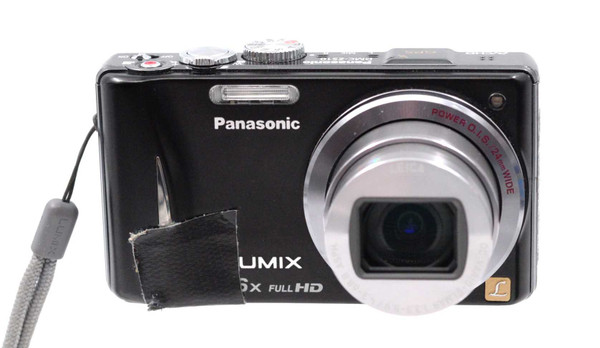 Pre-Owned - AS-IS -Panasonic - Lumix - DMC-ZS10 16MP 21x Zoom LEICA Lens and GPS Missing Battery Door