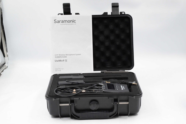 Pre-Owned - Saramonic UWMIC9S KIT2 2-Person Camera-Mount Wireless Omni Lavalier Microphone System (514 to 596 MHz)