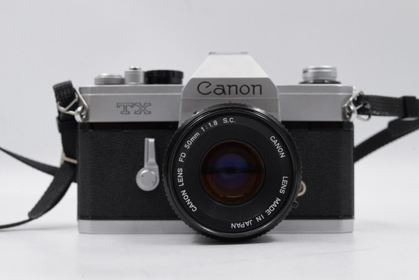 Pre-Owned Canon TX Film Camera with 50mm f/1.8 Lens (Light Meter Works, Lens Has Fungus)