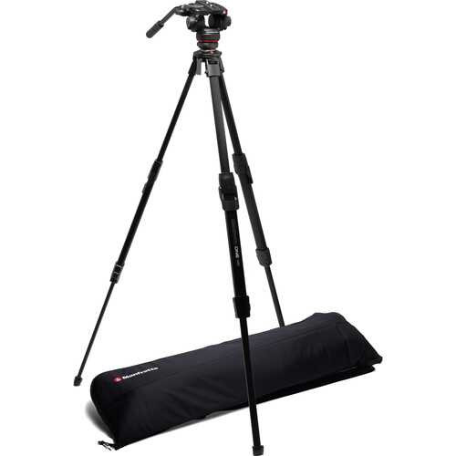 Manfrotto - ONE Video Aluminum Tripod with 502X Fluid Head