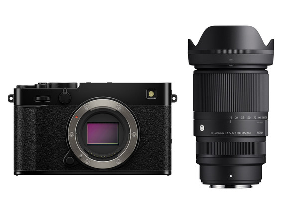 Fujifilm X-M5 Mirrorless Camera (Silver) with Sigma 16-300mm f/3.5-6.7 DC OS Contemporary Lens