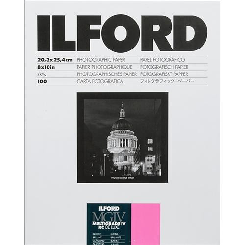 Ilford - 8X10in Multigrade IV RC Deluxe (glossy) 100Sh