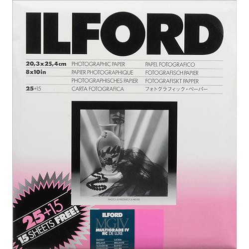 Ilford - 8X10 ,40Sh Glossy Mg4rc