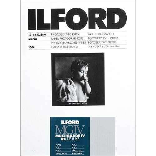 Ilford - Multigrade IV RC Deluxe B&W (5X7",Pearl,100 Shts)