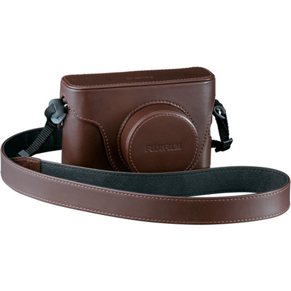 X100 Brown Leather Case