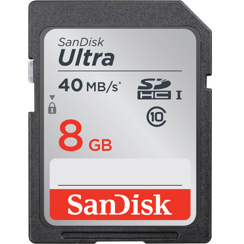 SanDisk 8GB Ultra (SDHC) 40MB/s UHS-1