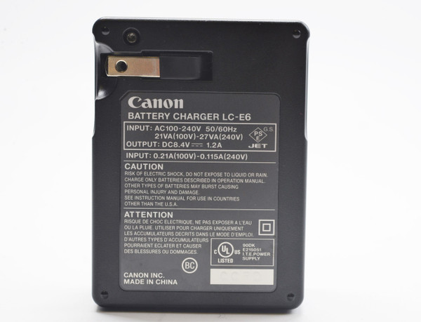 Pre-Owned - Canon LC-E6 Batttery Charger For LP-E6