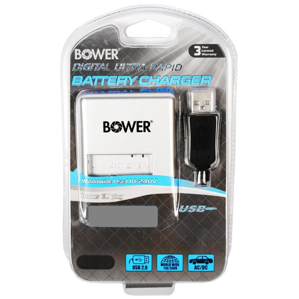 Bower 3-in-1 Individual Battery Charger for Canon BP-511 + AC/DC Car Charger