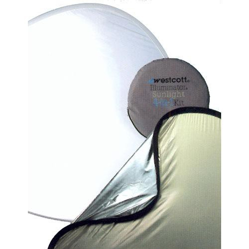 Westcott - 1021 30-Inch 4-In-1 Sunlight/Silver Reflector Kit
