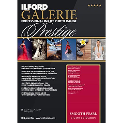 Ilford - GALERIE Prestige Smooth Pearl 13x19 Inches, 25 Sheet Pack 2001750