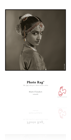 Hahnemühle Photo Rag Paper (8.5 x 11", 25 Sheets)