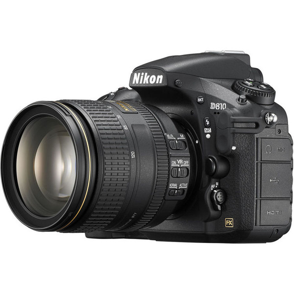 Nikon D810 DSLR FX Camera w/ 24-120mm f/4G ED VR AF-S Lens