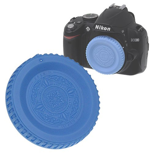 Fotodiox Designer Body Cap for Nikon F, Blue