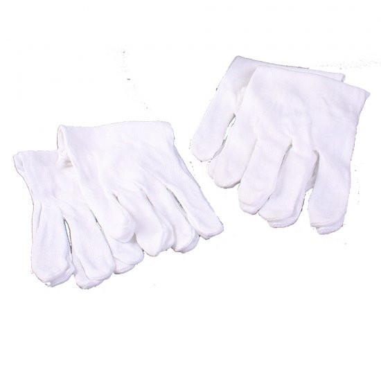 Cotton Gloves Pkg/4 Pairs