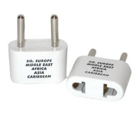 Adapter Plug EU and Middle East to USA physical physical physical