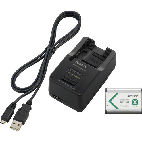 Sony - Battery and Charger Kit with NP-BX1 Battery