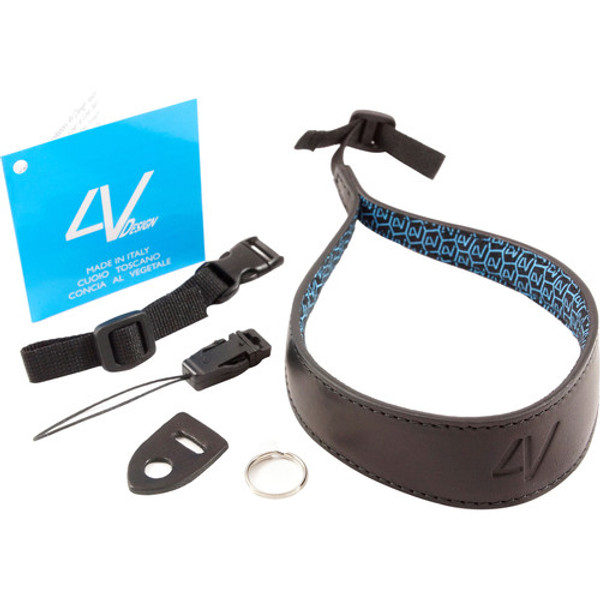 4V Design Large Wrist Strap Kit Ergo Tuscany Leather Black/Black