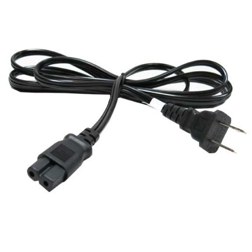 USA Polarized Power Cord (NEMA 1-15P to IEC320C7) - Black