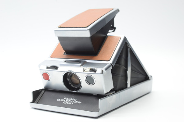 Polaroid Originals SX-70 Instant Film Camera (Silver and Bro