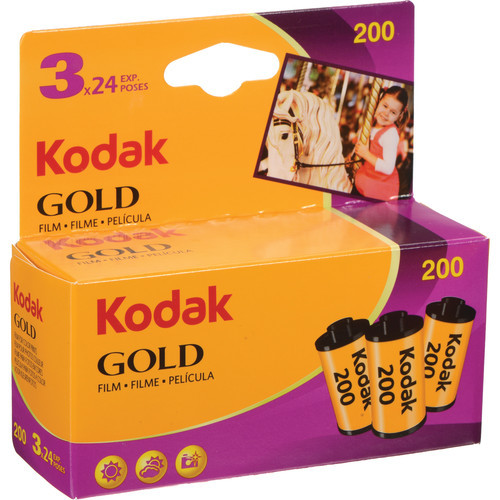2 Pack Kodak Gold 200 35mm Colour Film – 36 Exposures Each – Exp 10/2026